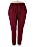 Unbranded Solid Burgundy Casual Pants Size 2X - photo 1