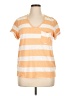 t.la Stripes Orange Short Sleeve T-Shirt Size XL - photo 1