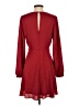 Express Outlet 100% Polyester Solid Burgundy Cocktail Dress Size S - photo 2