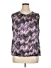 Arthur Levine 100% Polyester Purple Sleeveless Top Size XL - photo 1