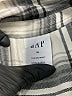 Gap Plaid Silver Long Sleeve Button-Down Shirt Size XL - photo 7