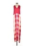Crosby 100% Polyester Color Block Red Casual Dress Size 8 - photo 1