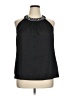 Apt. 9 100% Polyester Black Sleeveless Blouse Size XL - photo 1