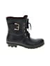 Tommy Hilfiger Black Blue Boots Size 6 - photo 1