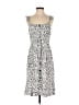 Lush 100% Rayon Polka Dots White Casual Dress Size M - photo 1
