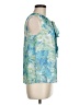 Ted Baker London 100% Polyester Teal Sleeveless Blouse Size 6 (2) - photo 4