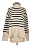 Gap 100% Cotton Stripes Ivory Turtleneck Sweater Size S (tall) - photo 1