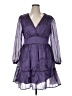 Cider Purple Cocktail Dress Size 0X - photo 1