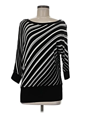White House Black Market 3/4 Sleeve T-Shirt (view 1)
