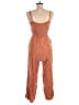 Roxy 100% Viscose Solid Orange Jumpsuit Size M - photo 2