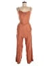 Roxy 100% Viscose Solid Orange Jumpsuit Size M - photo 1