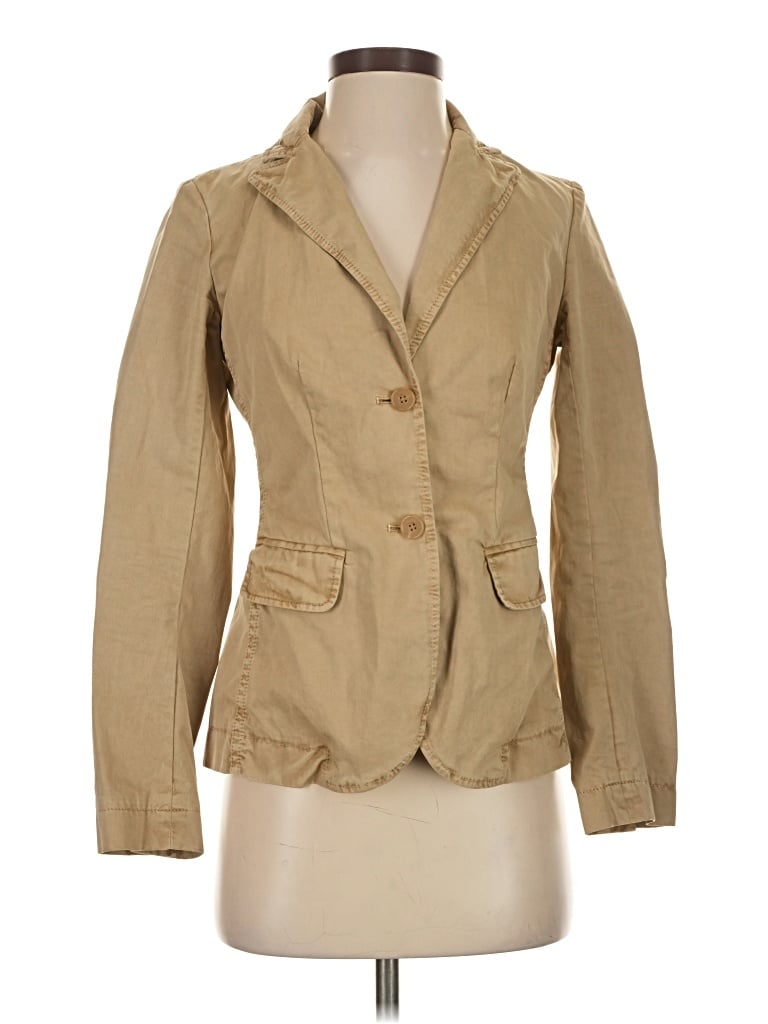 Pre-owned Jcrew Blazer Jacket In Tan