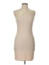 Shein Solid Tan Cocktail Dress Size L - photo 1