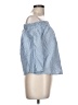 Love Notes 100% Cotton Blue 3/4 Sleeve Blouse Size L - photo 4