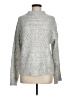 Unbranded 100% Acrylic Metallic Silver Turtleneck Sweater Size M - photo 1