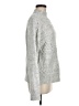Unbranded 100% Acrylic Metallic Silver Turtleneck Sweater Size M - photo 4