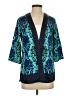 Susan Graver 100% Polyester Teal Kimono Size XXS - photo 1