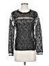 Maje Black Long Sleeve Top Size Med (2) - photo 1