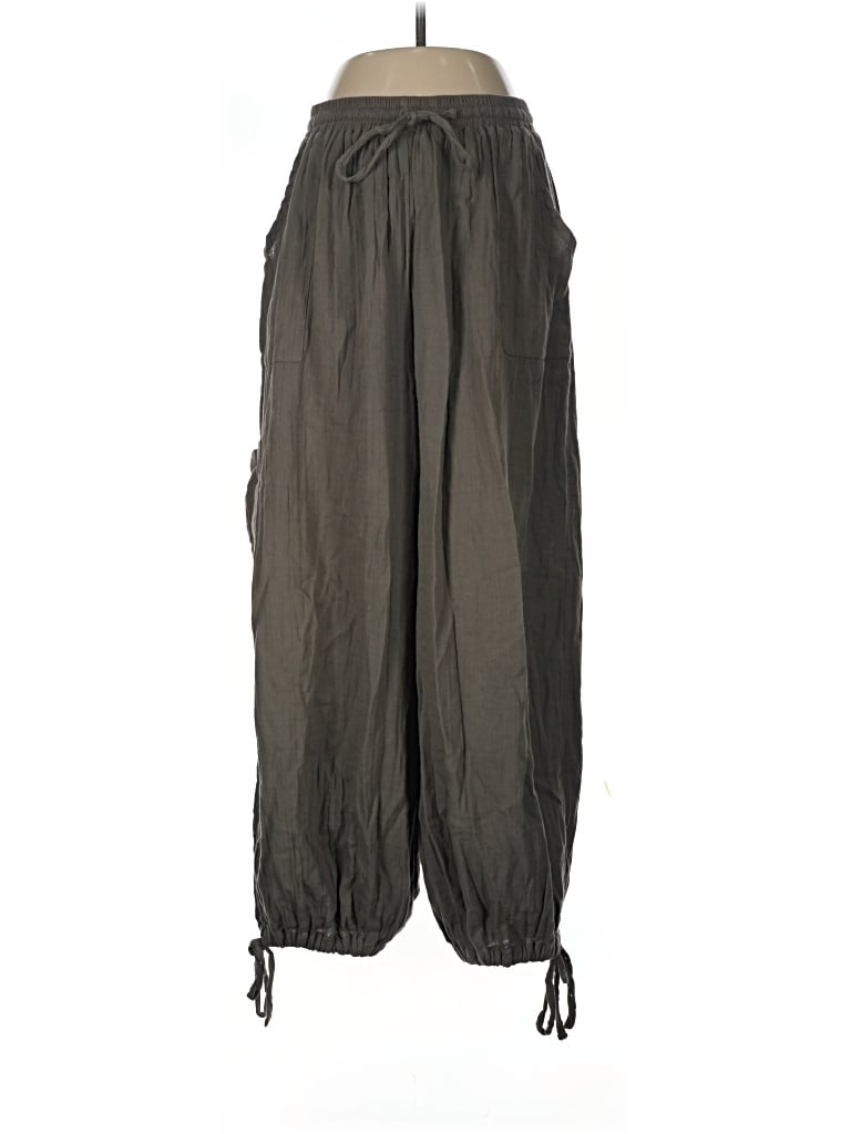 Pre-owned Lotus & Luna Cargo Pants In Gray