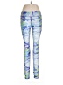 Terez Print Blue Active Pants Size L - photo 1