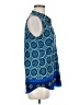 Claudia Richard Blue Sleeveless Blouse Size M (estimated) - photo 4