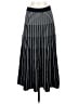 Halogen Stripes Black Casual Skirt Size S - photo 1