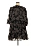 Taylor 100% Polyester Paisley Black Casual Dress Size 18W - photo 2