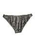 H&M Stripes Black Swimsuit Bottoms Size 6 - photo 2