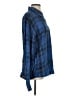 WeWoreWhat Plaid Blue Long Sleeve Button-Down Shirt Size S - photo 4