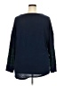 Weekend Suzanne Betro Plaid Blue Pullover Sweater Size 2X - photo 2