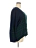 Weekend Suzanne Betro Plaid Blue Pullover Sweater Size 2X - photo 4