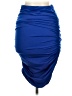 Unbranded Solid Blue Formal Skirt Size M - photo 2