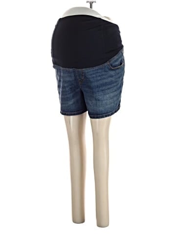 Isabel Maternity Denim Shorts (view 1)