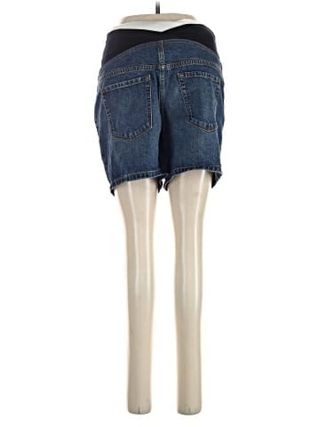 Isabel Maternity Denim Shorts (view 2)