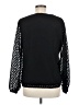 Angashion 100% Polyester Black Long Sleeve Blouse Size M - photo 2