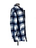 Romantic Hut 100% Polyester Plaid Blue Coat Size L - photo 4