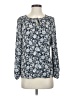 Ann Taylor LOFT 100% Rayon Blue Long Sleeve Blouse Size XS - photo 1