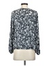 Ann Taylor LOFT 100% Rayon Blue Long Sleeve Blouse Size XS - photo 2