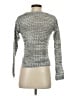 Eyeshadow 100% Acrylic Metallic Silver Pullover Sweater Size S - photo 2