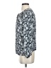 Ann Taylor LOFT 100% Rayon Blue Long Sleeve Blouse Size XS - photo 5