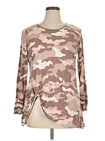 G by Giuliana Rancic 3/4 Sleeve T-Shirt (view 1)