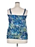 Torrid Blue Sleeveless Blouse Size 2X Plus (2) - photo 2