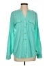Calvin Klein Teal Long Sleeve Blouse Size S - photo 1
