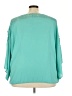 Cha Cha Vente 100% Polyester Teal 3/4 Sleeve Blouse Size 2X - photo 2