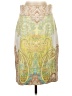 Antonio Melani Paisley Yellow Casual Skirt Size 4 - photo 1