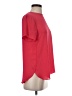 Ann Taylor LOFT 100% Polyester Color Block Red Short Sleeve Blouse Size S - photo 4