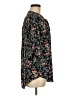 Decree 100% Polyester Floral Black 3/4 Sleeve Blouse Size M - photo 4