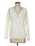 ADAY Ivory Long Sleeve Blouse Size S - photo 1