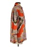 Zara Paisley Orange Long Sleeve Blouse Size XS - photo 4