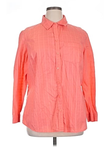 Faded Glory 3/4 Sleeve Button-Down Shirt (view 1)
